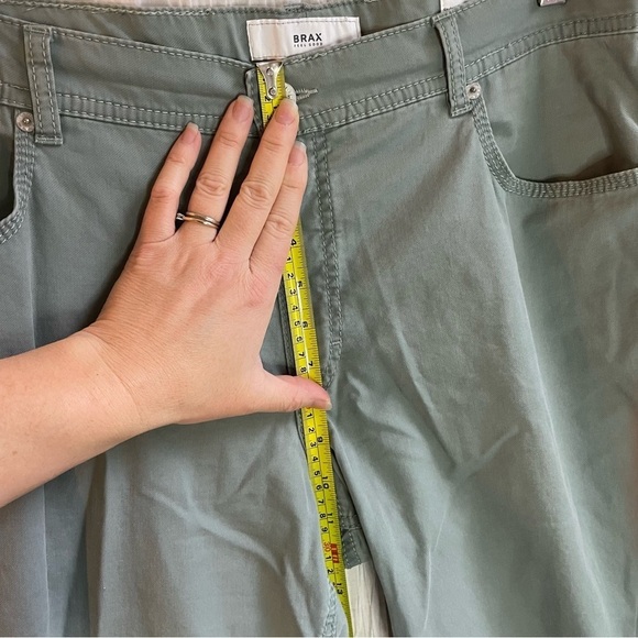 BRAX Cooper Fancy Regular Pale Green Pants, 38/32 - Picture 6 of 13